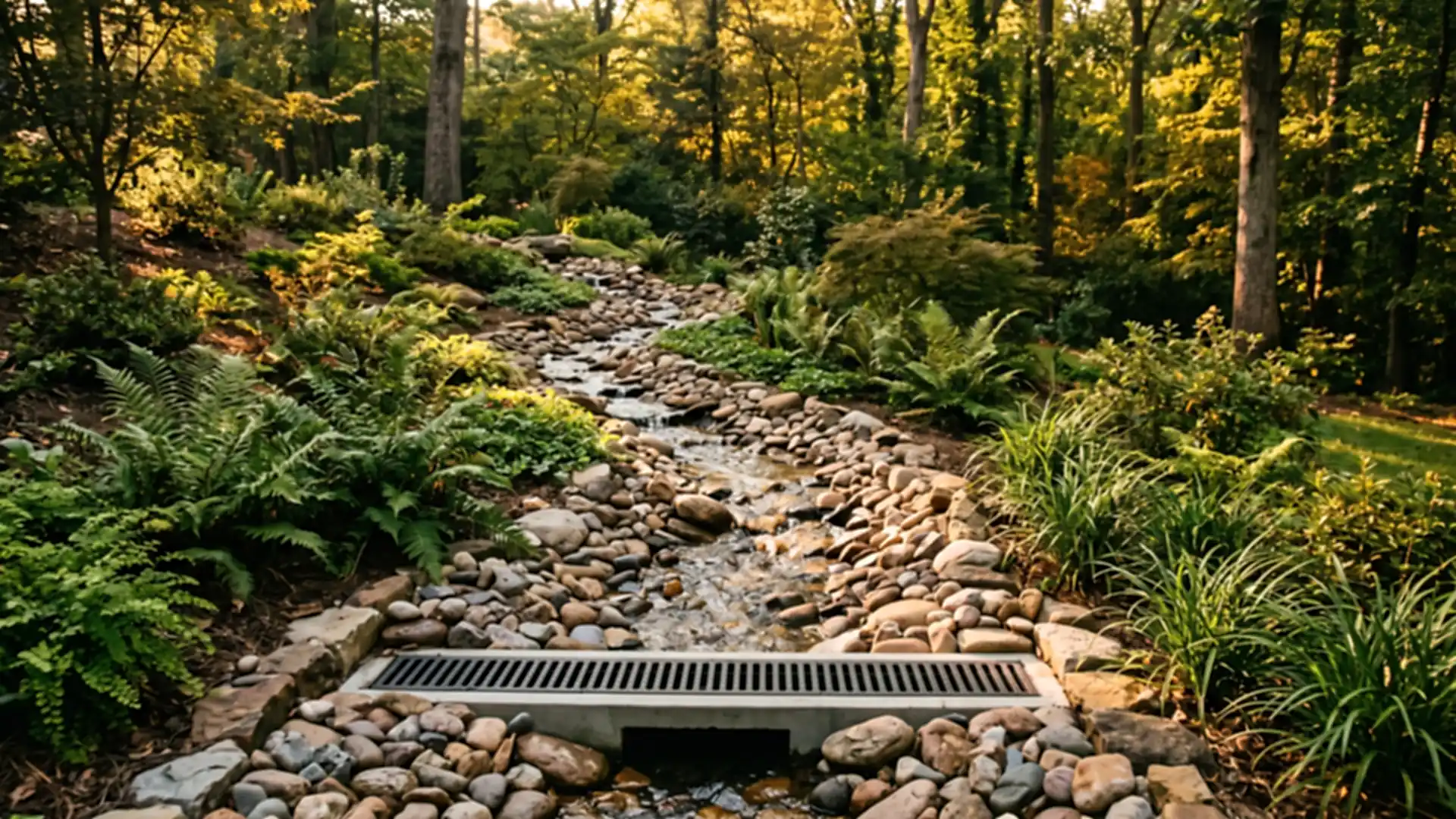Sample project concept: drainage solutions for a property in the Atlanta metro