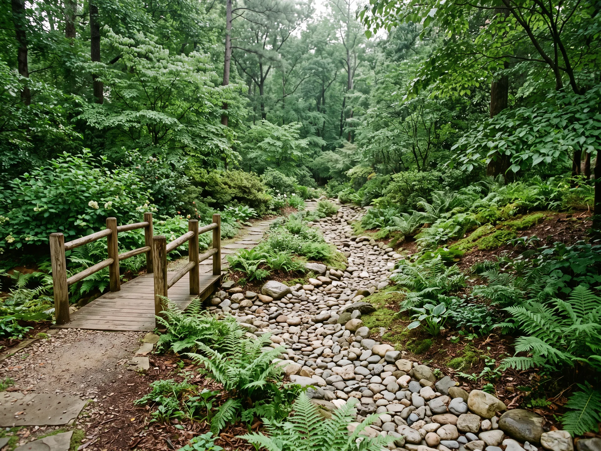 Sample design concept: drainage solutions for a property in the Atlanta metro