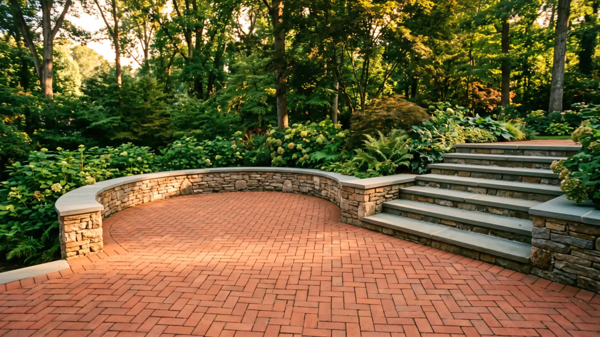 Sample project concept: hardscape installation for a property in the Atlanta metro