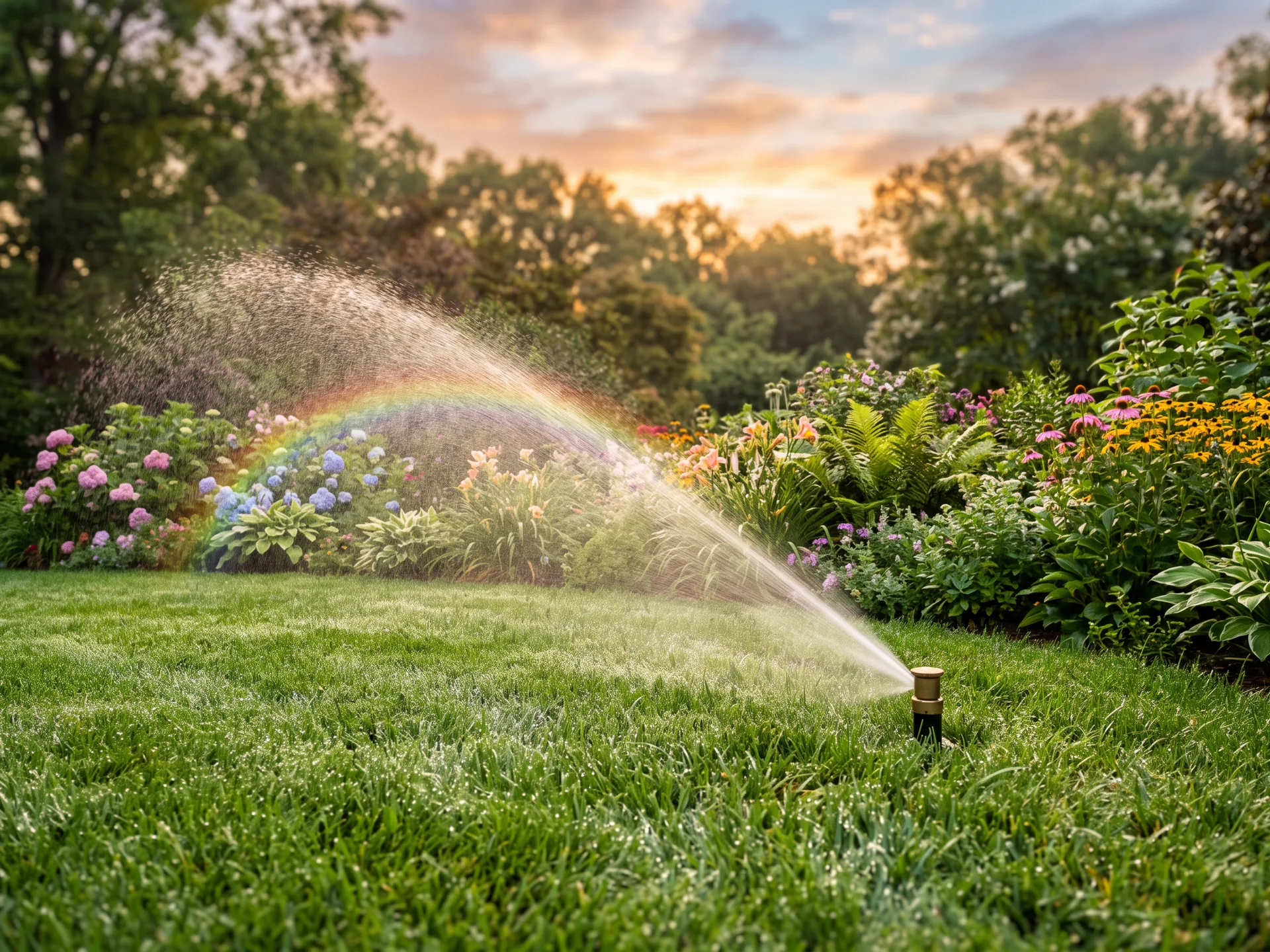 Sample design concept: irrigation installation & repairs for a property in the Atlanta metro
