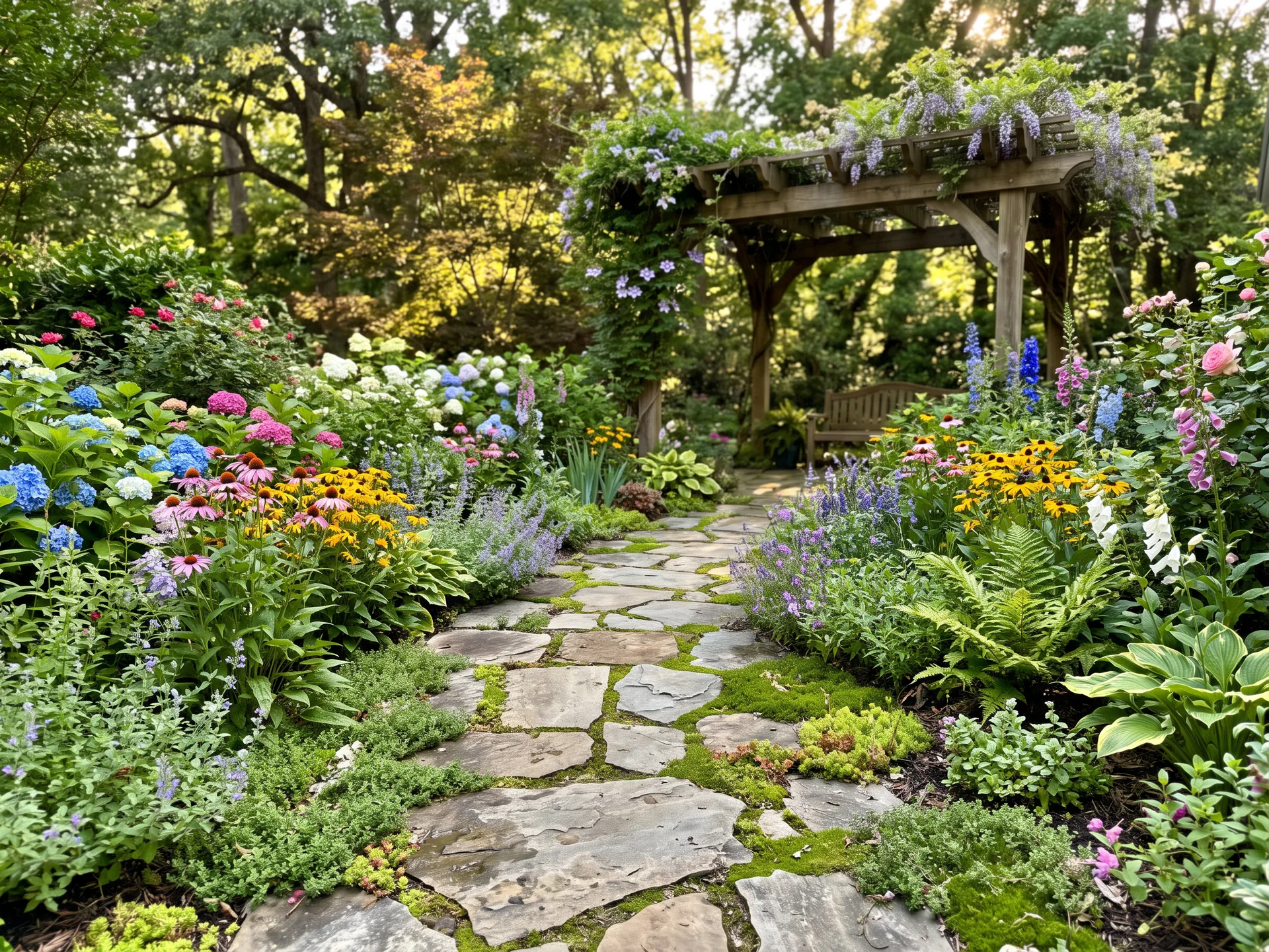 Sample design concept: patios & walkways for a property in the Atlanta metro