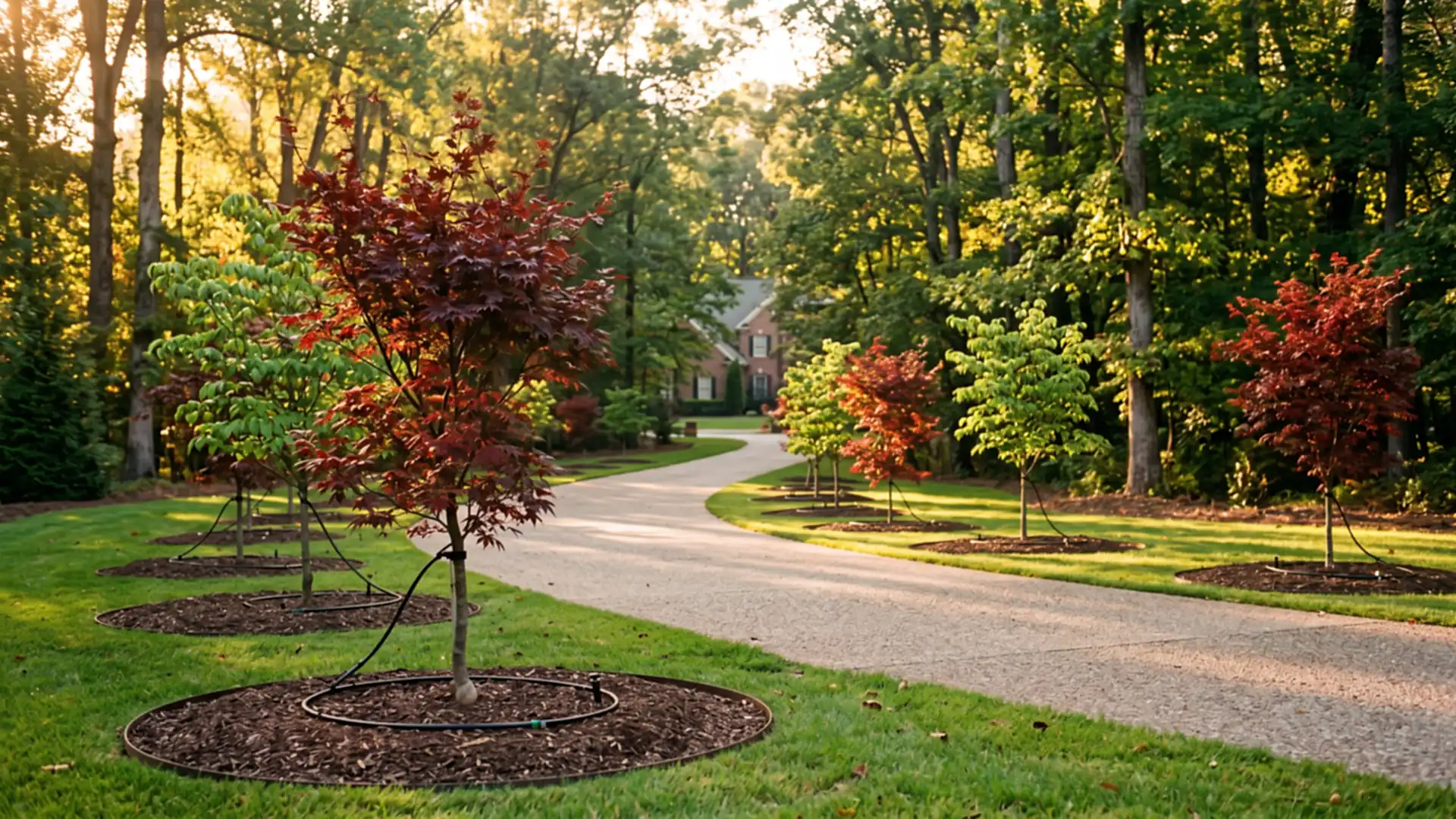 Sample project concept: plant & tree installation for a property in the Atlanta metro